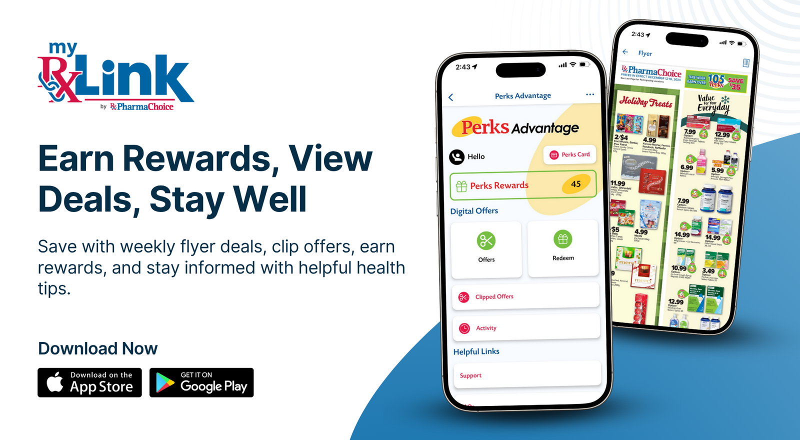 Download myRxLink mobile app.
